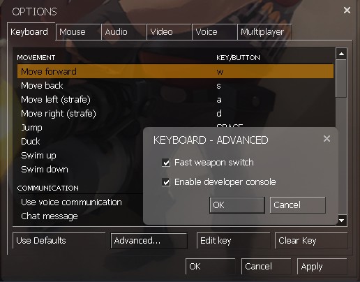 how to make tilde bring up commands in tf2